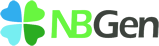 NBGen, the company name logo - brand names