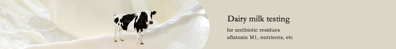 dairy milk testing from RINGBIO for antibotics aflatoxin M1