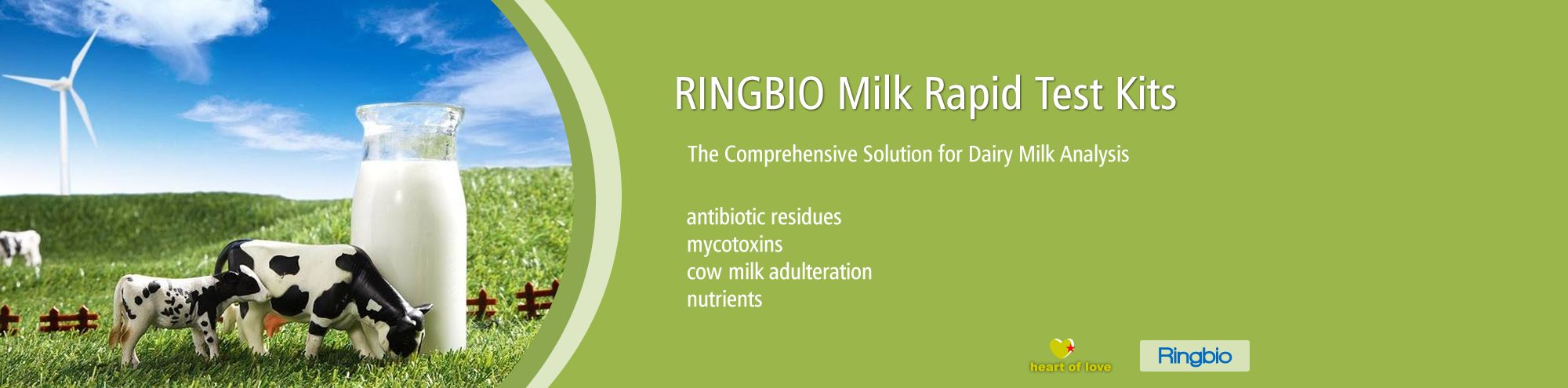 Comprehensive Dairy Milk Rapid Test Solutions from RINGBIO