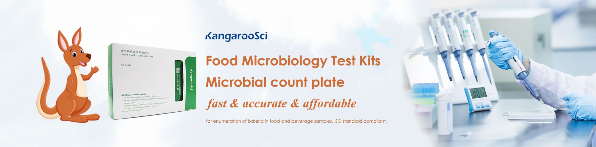 Ringbio KangarooSci Microbial Count Plate - New Option for food microbiology testing