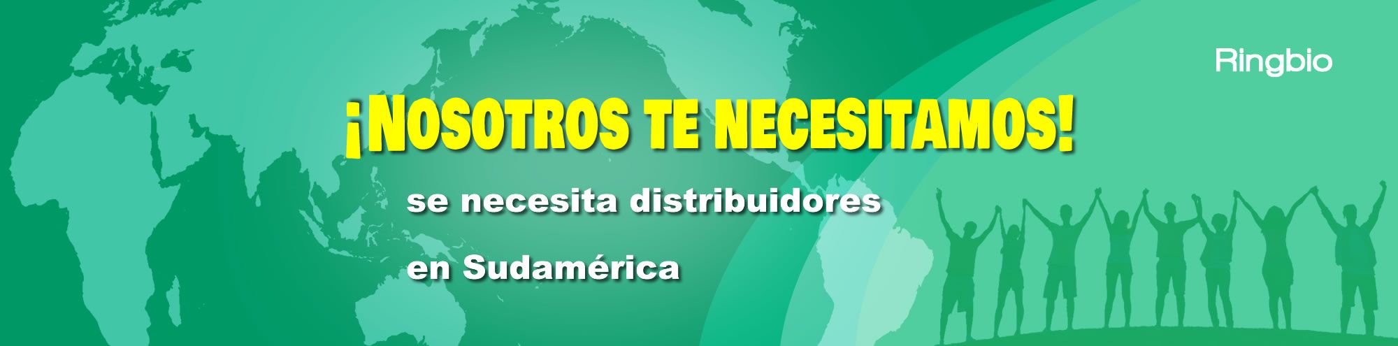 Ringbio necesita muchos distribuidores en Sudamérica!